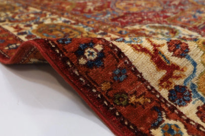 154 x 203 cm | Kerman Afghan Tribal Hand Knotted Veg Dye Wool Carpet