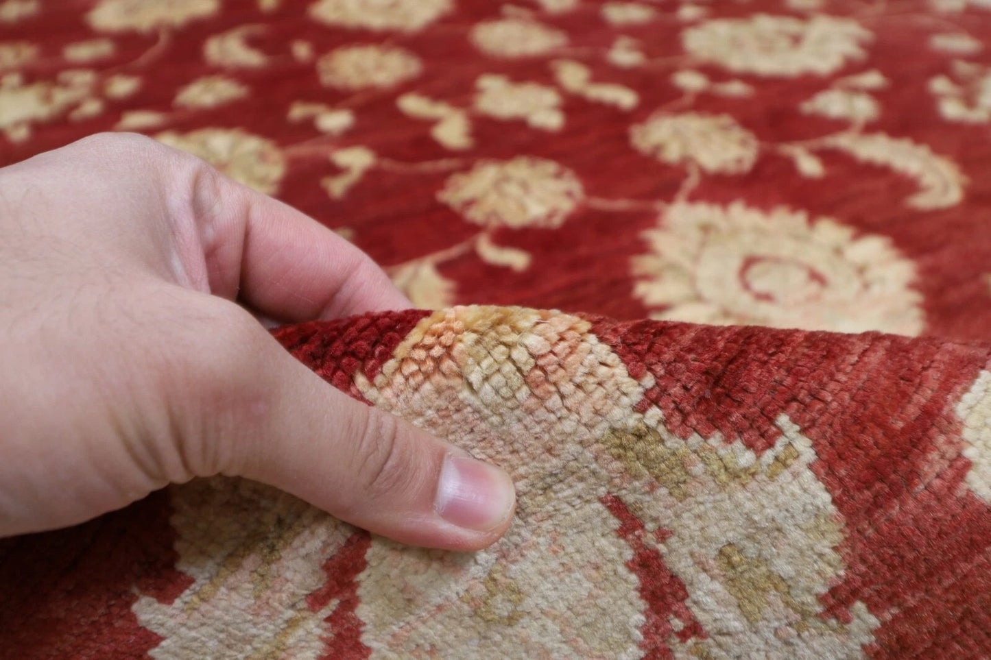 177 x 223 cm | Chobi Afghan Tribal Hand Knotted Veg Dye Wool Carpet