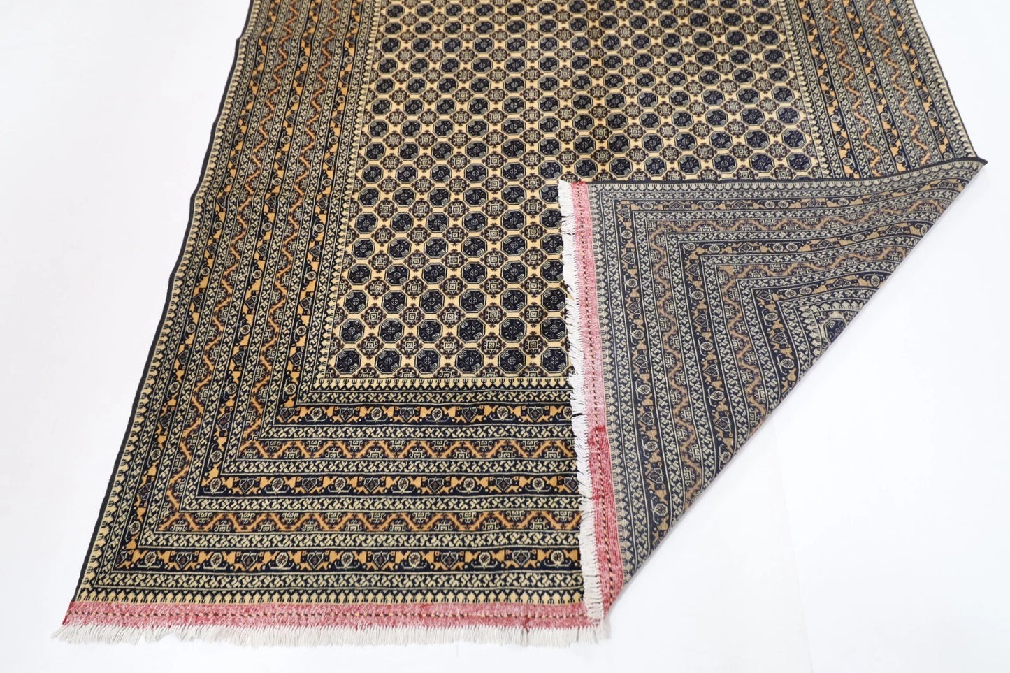 196 x 300 cm | Bokhara Afghan Tribal Hand Knotted Carpet