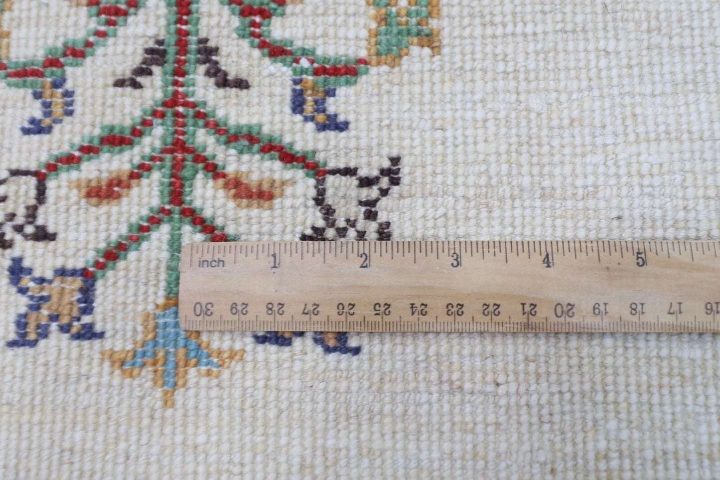 173 x 240 cm | Tree Afghan Tribal Hand Knotted Veg Dye Wool Carpet