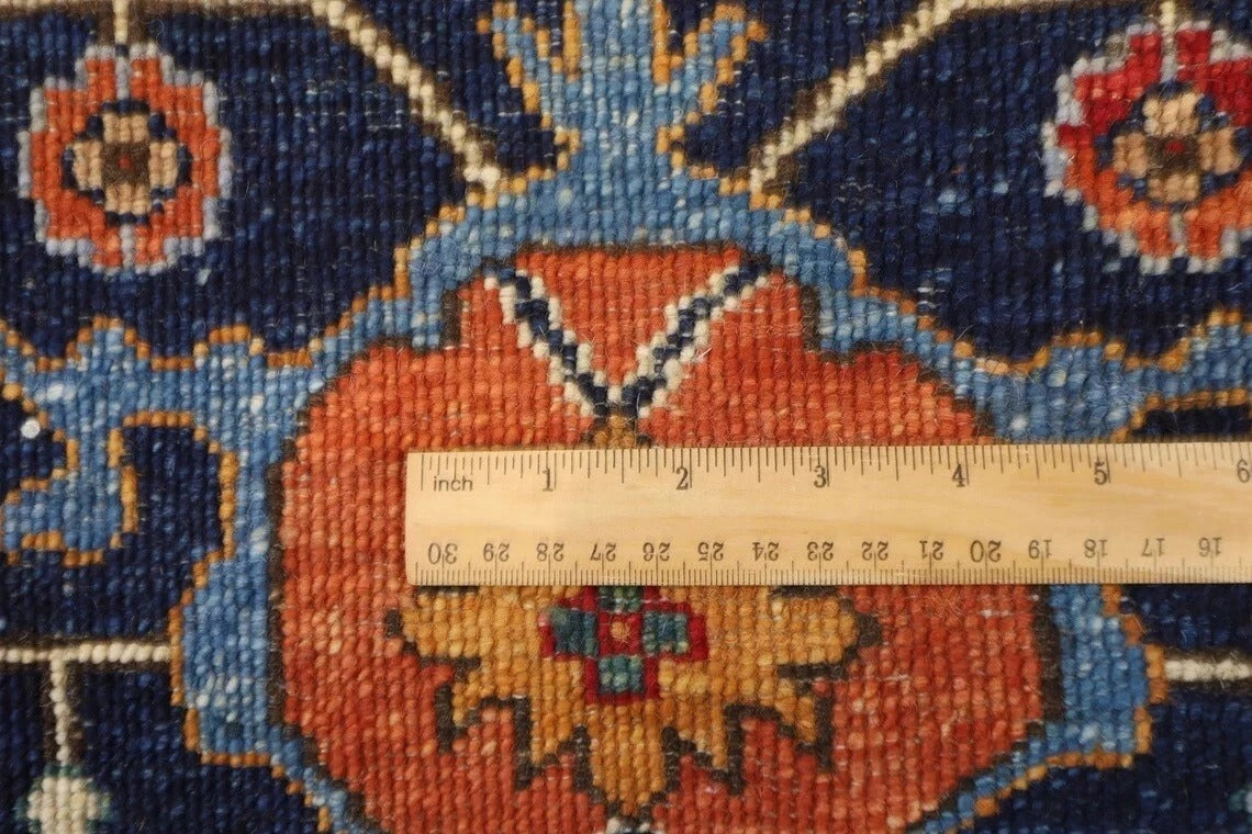 275 x 356 cm | Red Oriental Afghan Tribal Hand Knotted Carpet