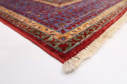 134 x 172 cm | Mamluk Afghan Tribal Hand Knotted Veg Dye Wool carpet