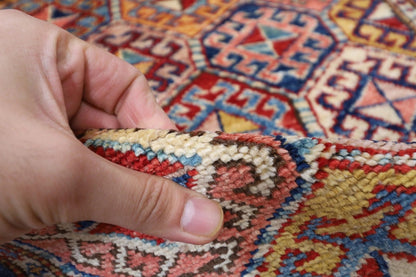 80 x 268 cm | Shawl Afghan Tribal Hand Knotted Wool Runner