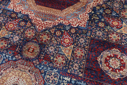 366 x 453 cm | Mamluk Afghan Tribal Hand Knotted Carpet