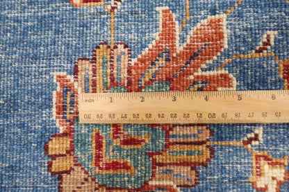 400 x 560 cm | Bakhtiari Large Size Area Rug Afghan Hand Knotted Carpet Blue Color Rug