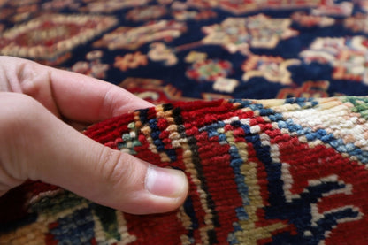278 x 276 cm | Kazak Afghan Tribal Hand Knotted Wool Round Carpet