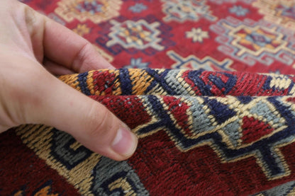 125 x 185 cm | Sumak Flat Weave Afghan Tribal Hand Knotted Veg Dye Wool carpet