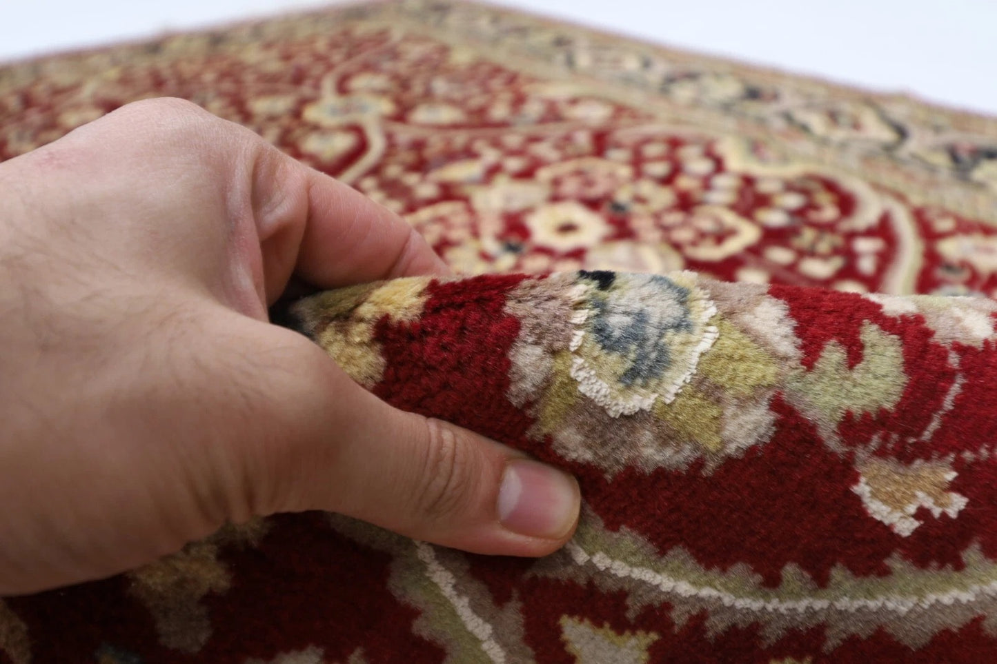 124 x 194 cm | Tribal Hand Knotted Veg Dye Wool carpet