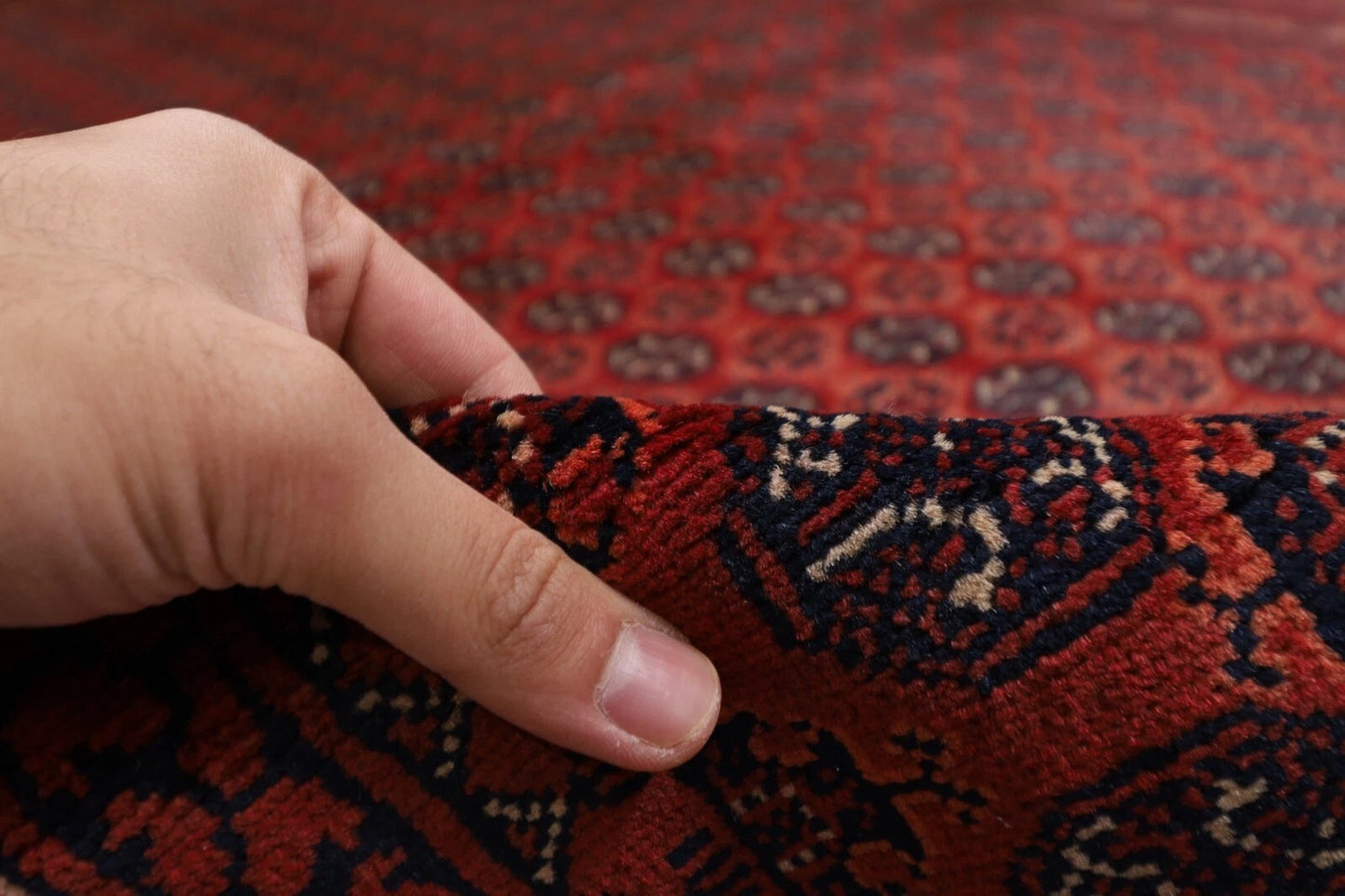 204 x 292 cm | Bokhara Afghan Tribal Hand Knotted Carpet