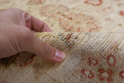 154 x 203 cm | Ziegler Afghan Tribal Hand Knotted Veg Dye Wool Carpet