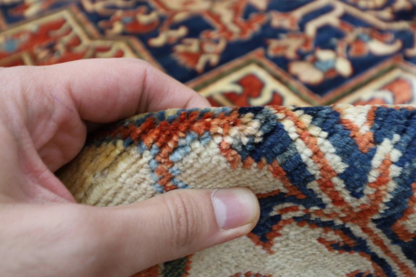 200 x 299 cm | Serapi Afghan Tribal Hand Knotted Carpet