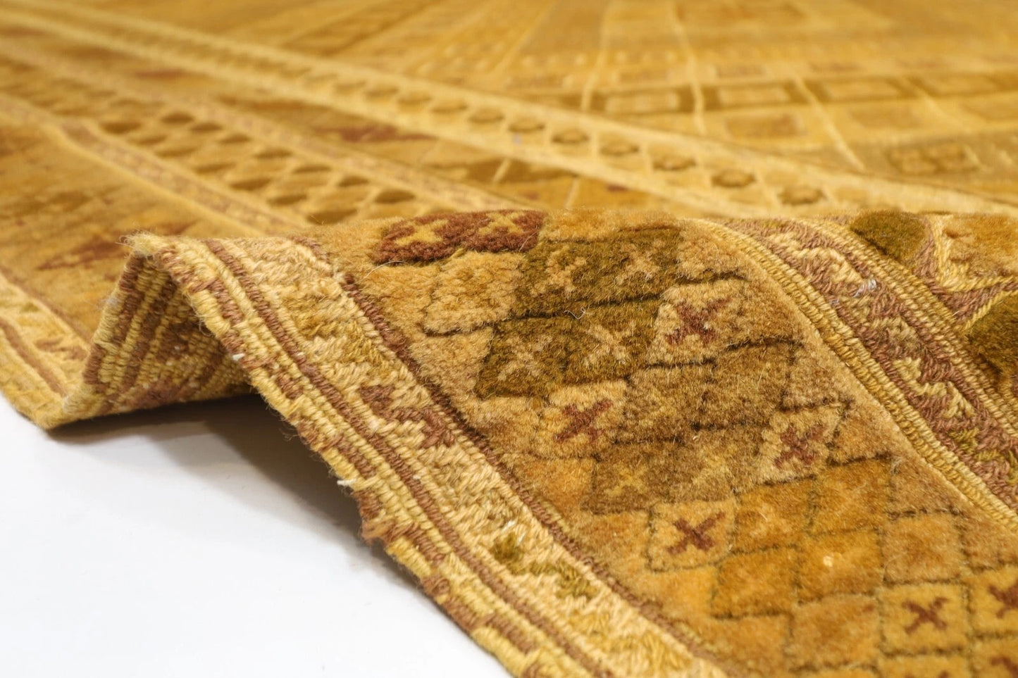202 x 278 cm | Flat Weaved Carpet Kilim Afghan Tribal Hand Knotted Carpet