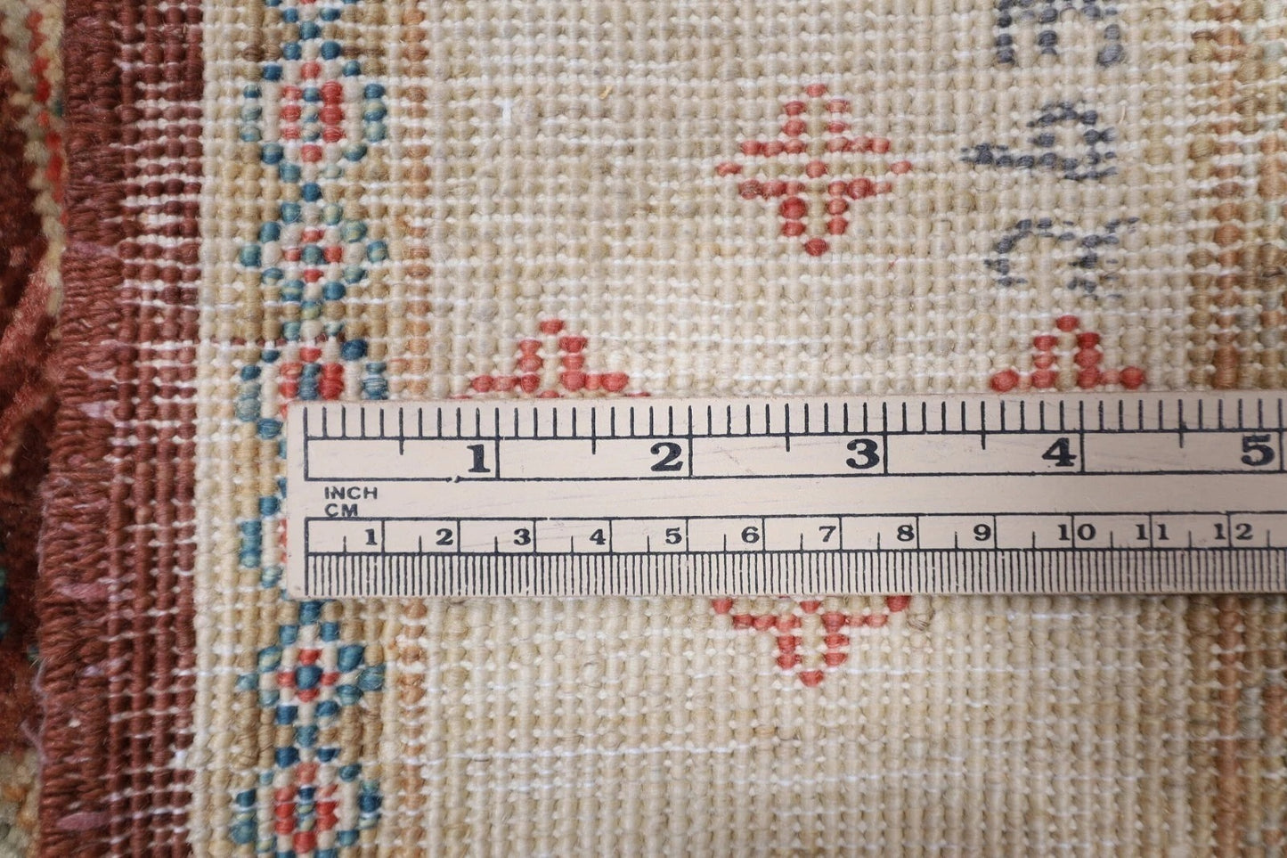 120 x 174 cm | Afghan Tribal Hand Knotted Veg Dye Wool carpet