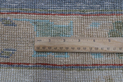 361 x 442 cm | Oushak Afghan Tribal Hand Knotted Carpet