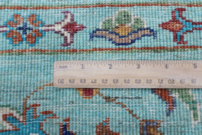 181 x 245 cm | Sultani Afghan Tribal Hand Knotted Veg Dye Wool Carpet