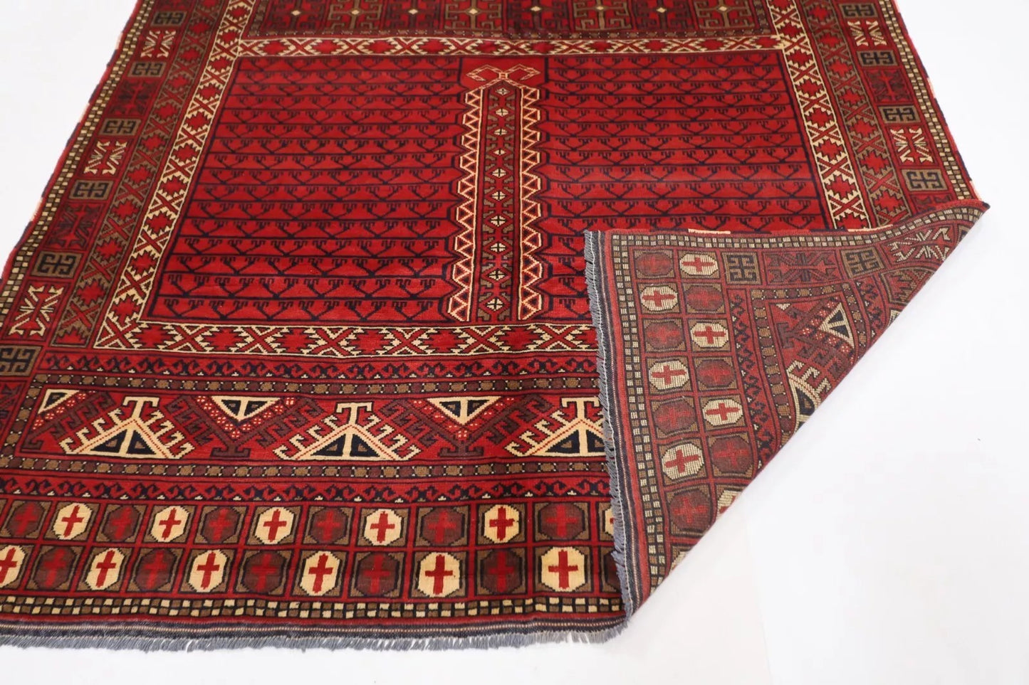 202 x 290 cm | Maranoce Afghan Tribal Hand Knotted Carpet