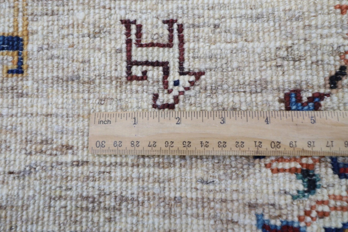171 x 242 cm | Afghan Tribal Hand Knotted Veg Dye Wool Carpet