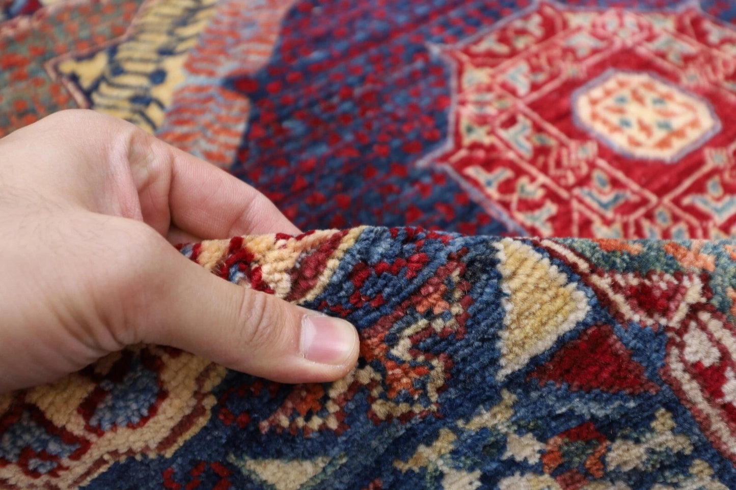 308 x 451 cm | Mamluk Afghan Tribal Hand Knotted Carpet