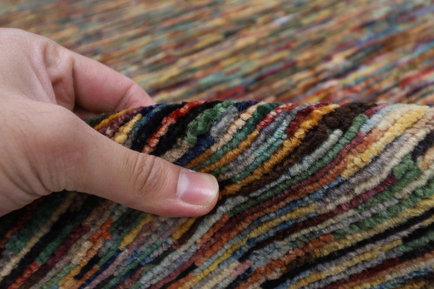 149 x 195 cm | Gabbeh Afghan Tribal Hand Knotted Veg Dye Wool carpet