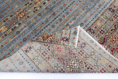 207 x 286 cm | Khorjun Afghan Tribal Hand Knotted Carpet