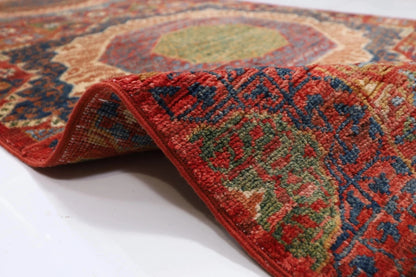 82 x 680 cm | Mamluk Afghan Tribal Hand Knotted Wool Runner