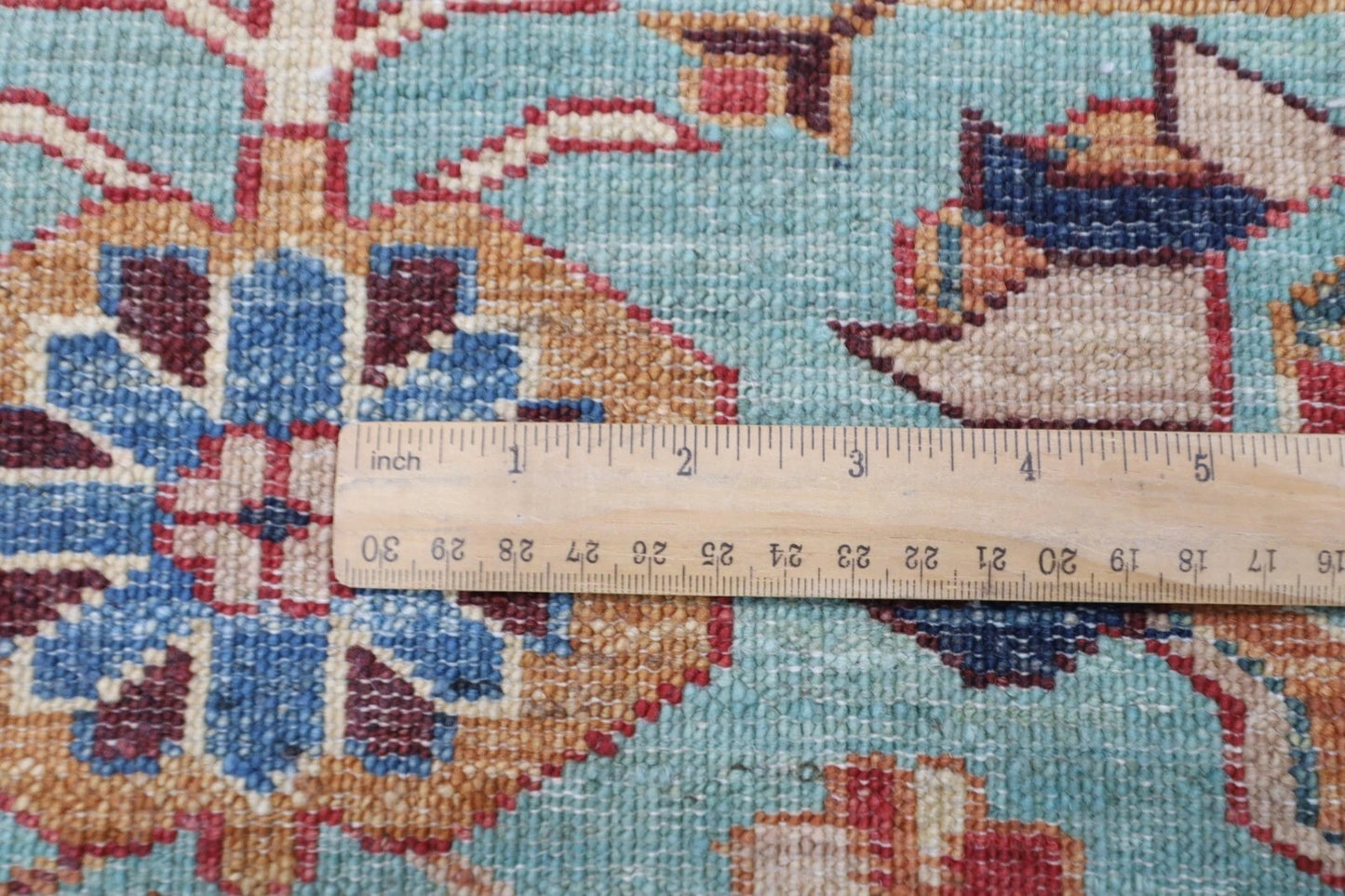 202 x 303 cm | Kazak Afghan Tribal Hand Knotted Carpet