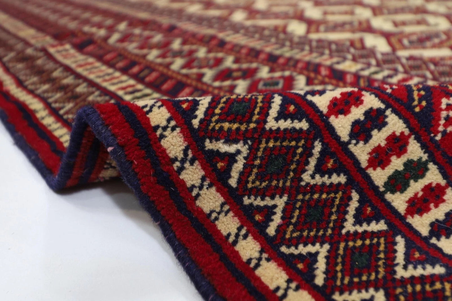 122 x 173 cm | Afghan Tribal Hand Knotted Veg Dye Wool carpet