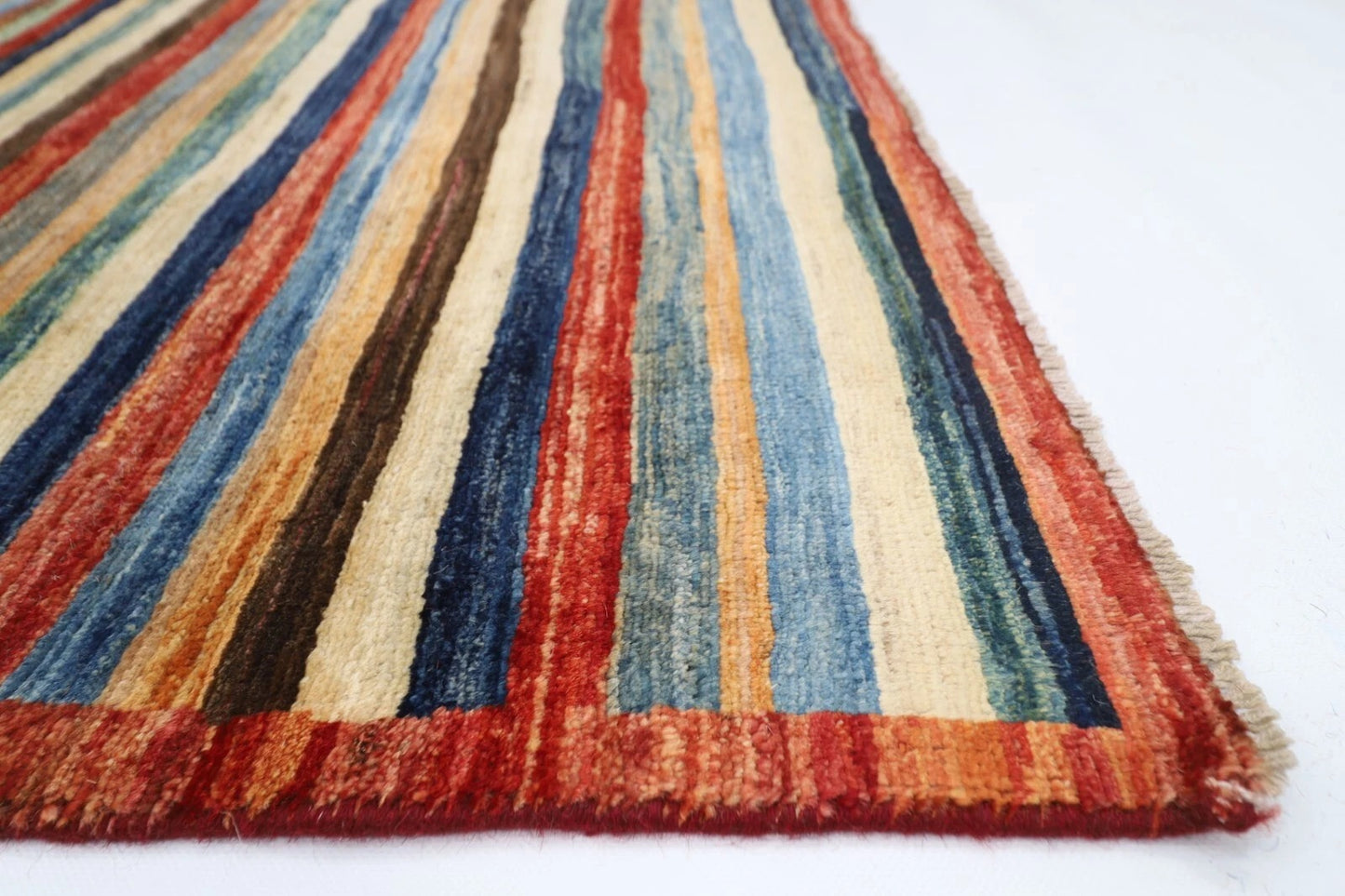 169 x 228 cm | Gabbeh Afghan Tribal Hand Knotted Veg Dye Wool Carpet