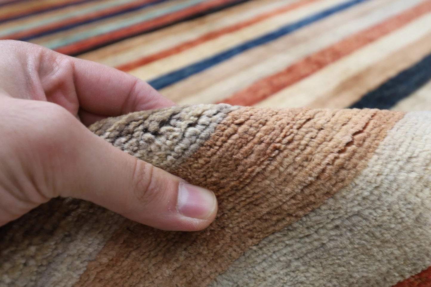 198 x 296 cm | Gabbeh Afghan Tribal Hand Knotted Carpet