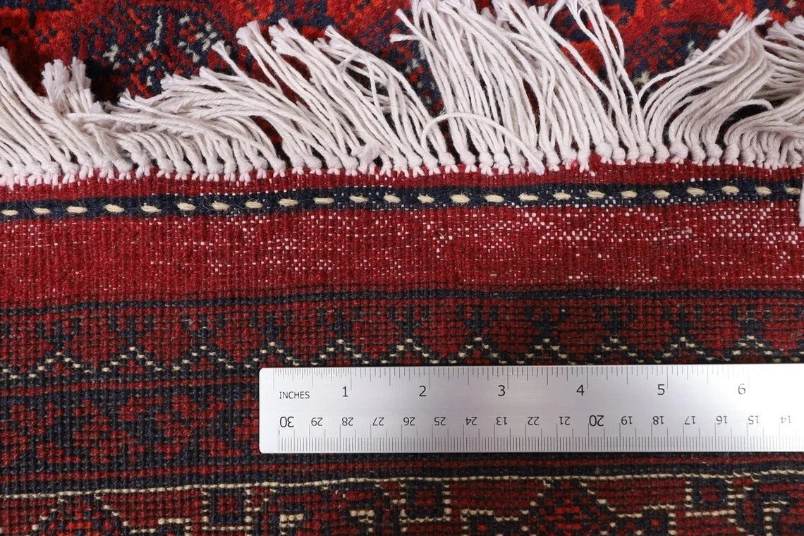 198 x 290 cm | Bokhara Afghan Tribal Hand Knotted Carpet