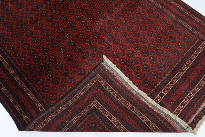 151 x 200 cm | Bokhara Tribal Hand Knotted Veg Dye Wool Carpet