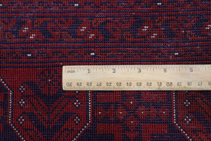 132 x 202 cm | Belgic Afghan Tribal Hand Knotted Veg Dye Wool carpet