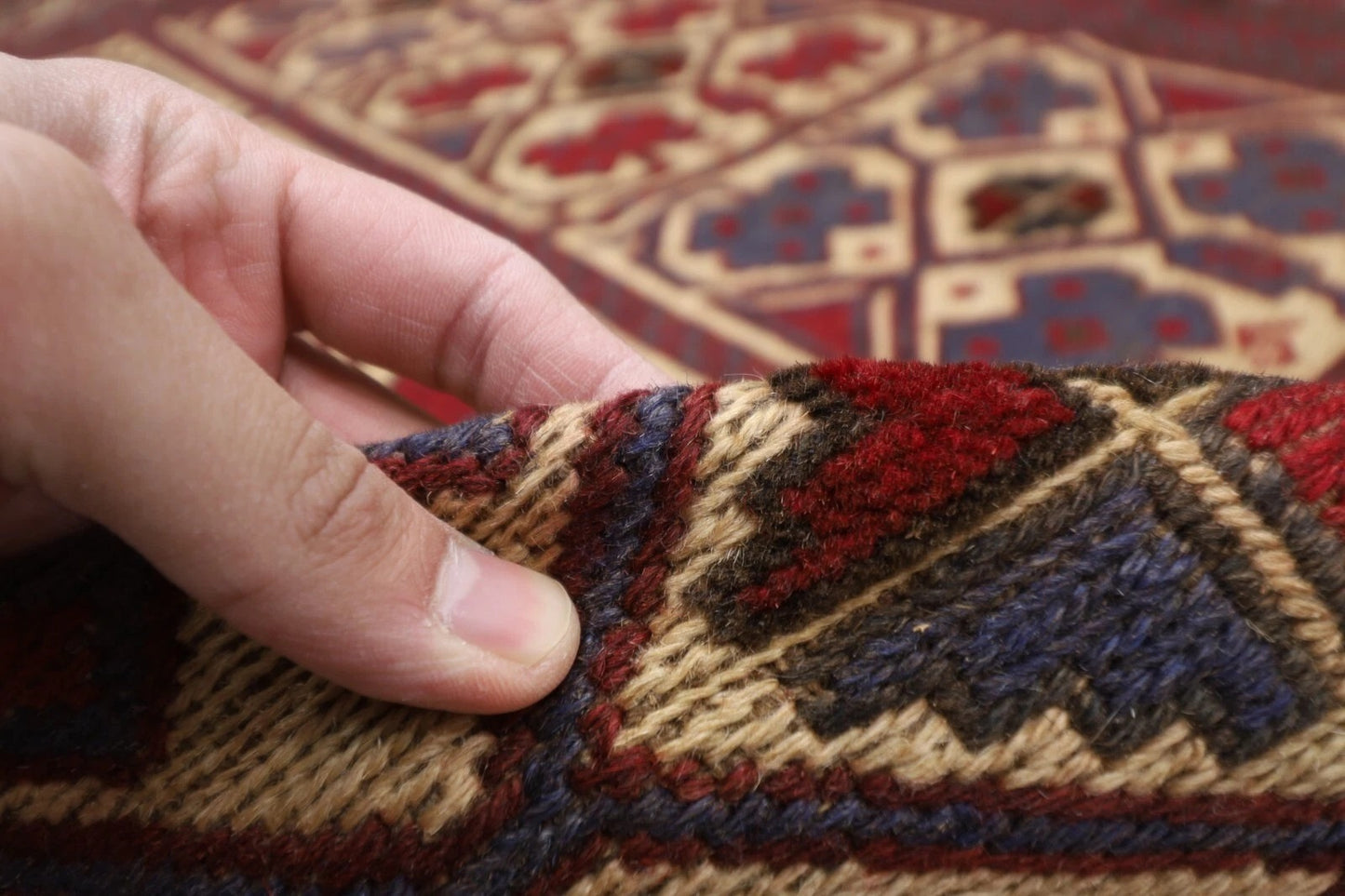 204 x 283 cm | Vintage Flat Weaved Kilim Afghan Tribal Hand Knotted Carpet