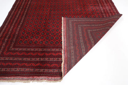 254 x 354 cm | Mori Bokhara Afghan Tribal Hand Knotted Carpet