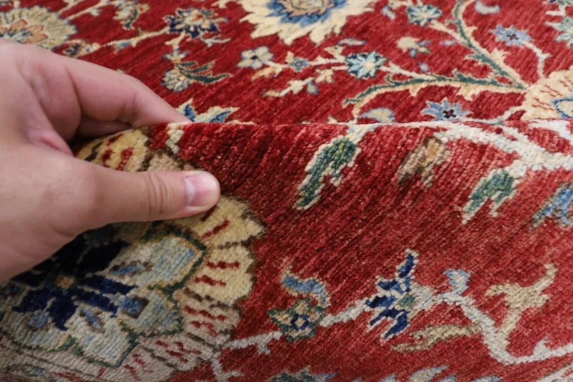 248 x 301 cm | Chobi Afghan Tribal Hand Knotted Carpet
