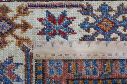 82 x 271 cm | Kazak Afghan Tribal Hand Knotted Wool Runner