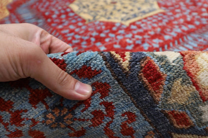 302 x 413 cm | Mamluk Afghan Tribal Hand Knotted Carpet