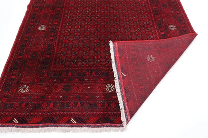 199 x 298 cm | Bokhara Afghan Tribal Hand Knotted Carpet