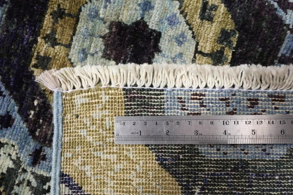 181 x 283 cm | Mamluk Afghan Tribal Hand Knotted Veg Dye Wool Carpet