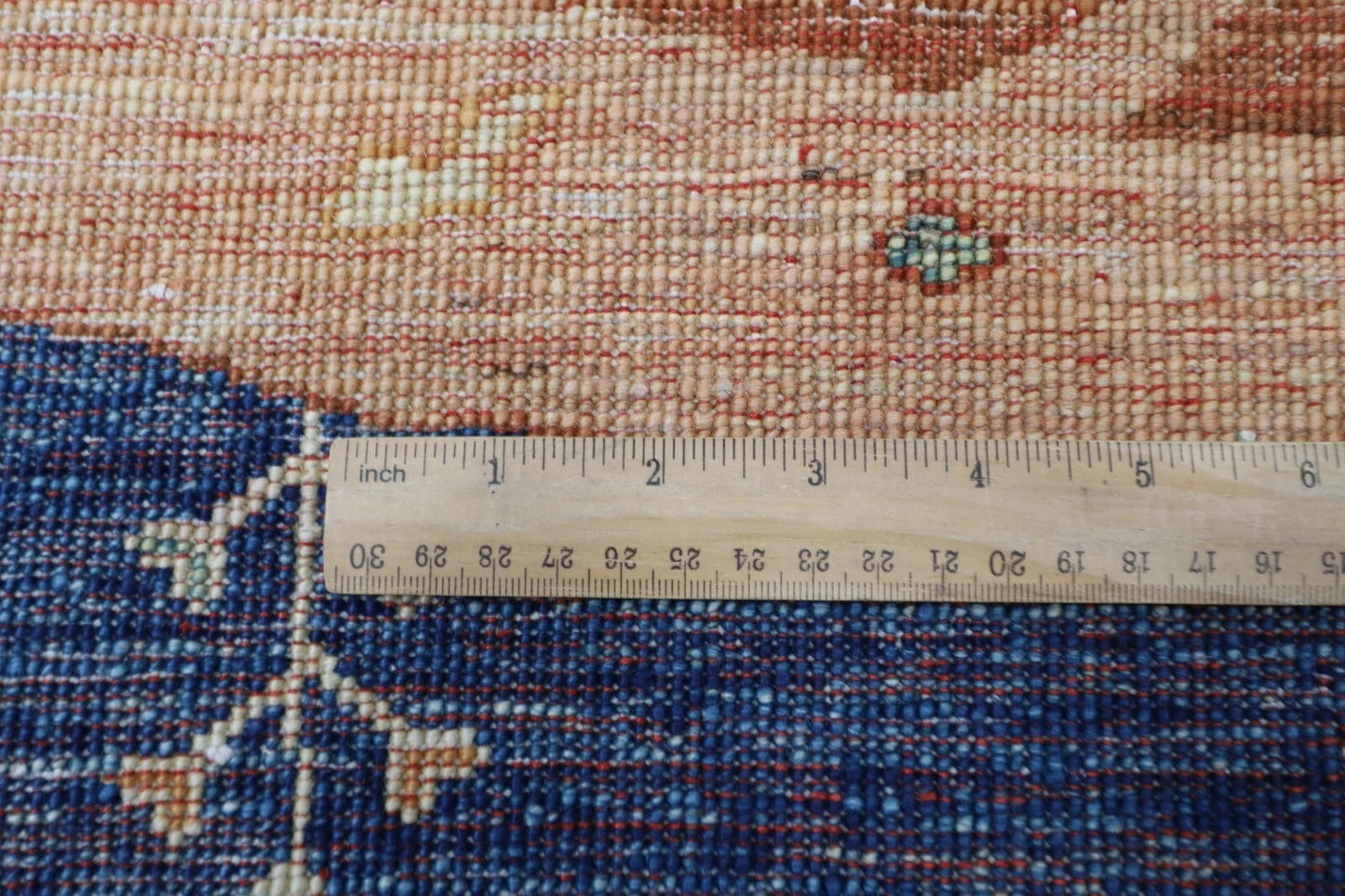 168 x 230 cm | Landscape Afghan Tribal Hand Knotted Veg Dye Wool Carpet