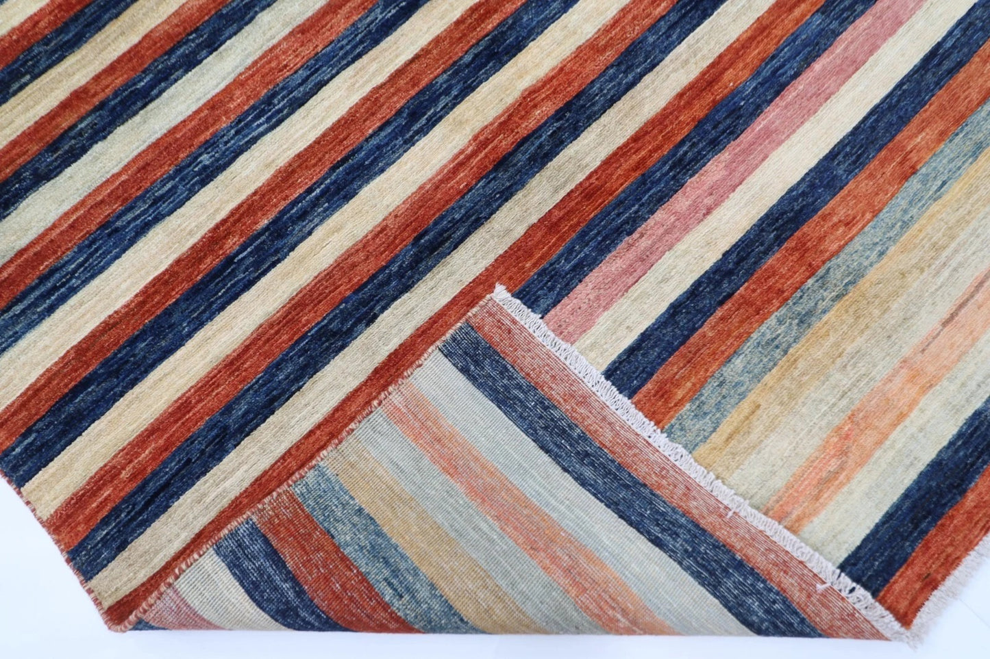 167 x 240 cm | Gabbeh Afghan Tribal Hand Knotted Veg Dye Wool Carpet