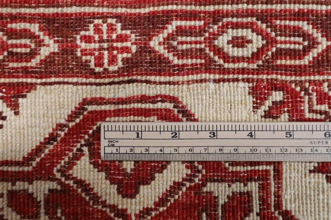 272 x 370 cm | Heriz Afghan Tribal Hand Knotted Carpet