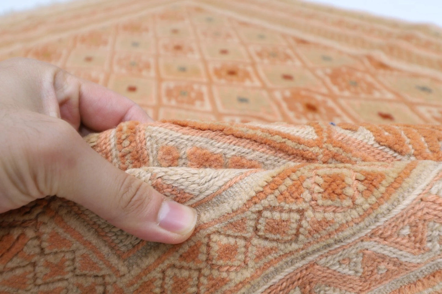 136 x 180 cm | Accent Afghan Tribal Hand Knotted Veg Dye Wool Carpet
