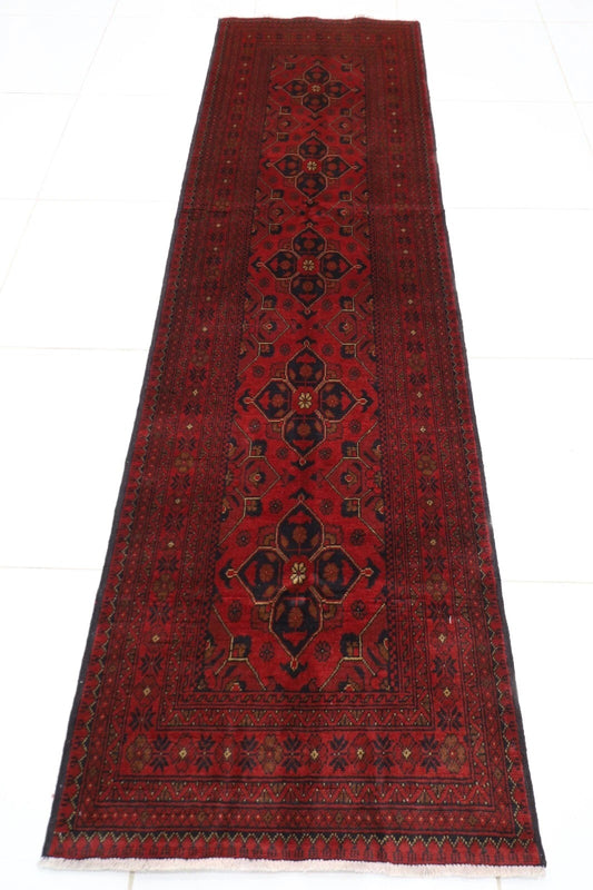 84 x 289 cm | Khal Mohammadi Afghan Tribal Hand Knotted Wool Runner