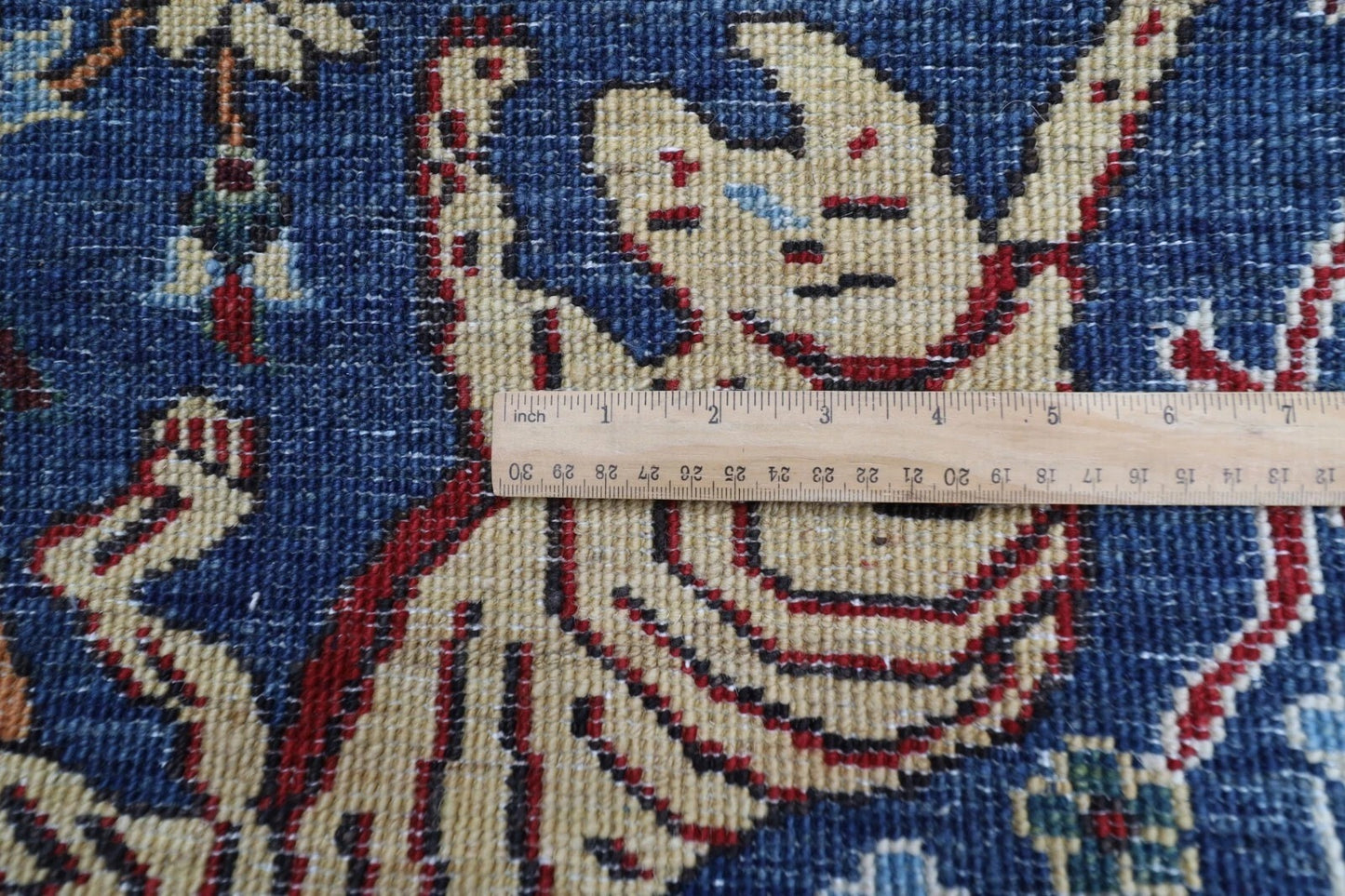 275 x 364 cm | Animal Hunting Afghan Tribal Hand Knotted Carpet