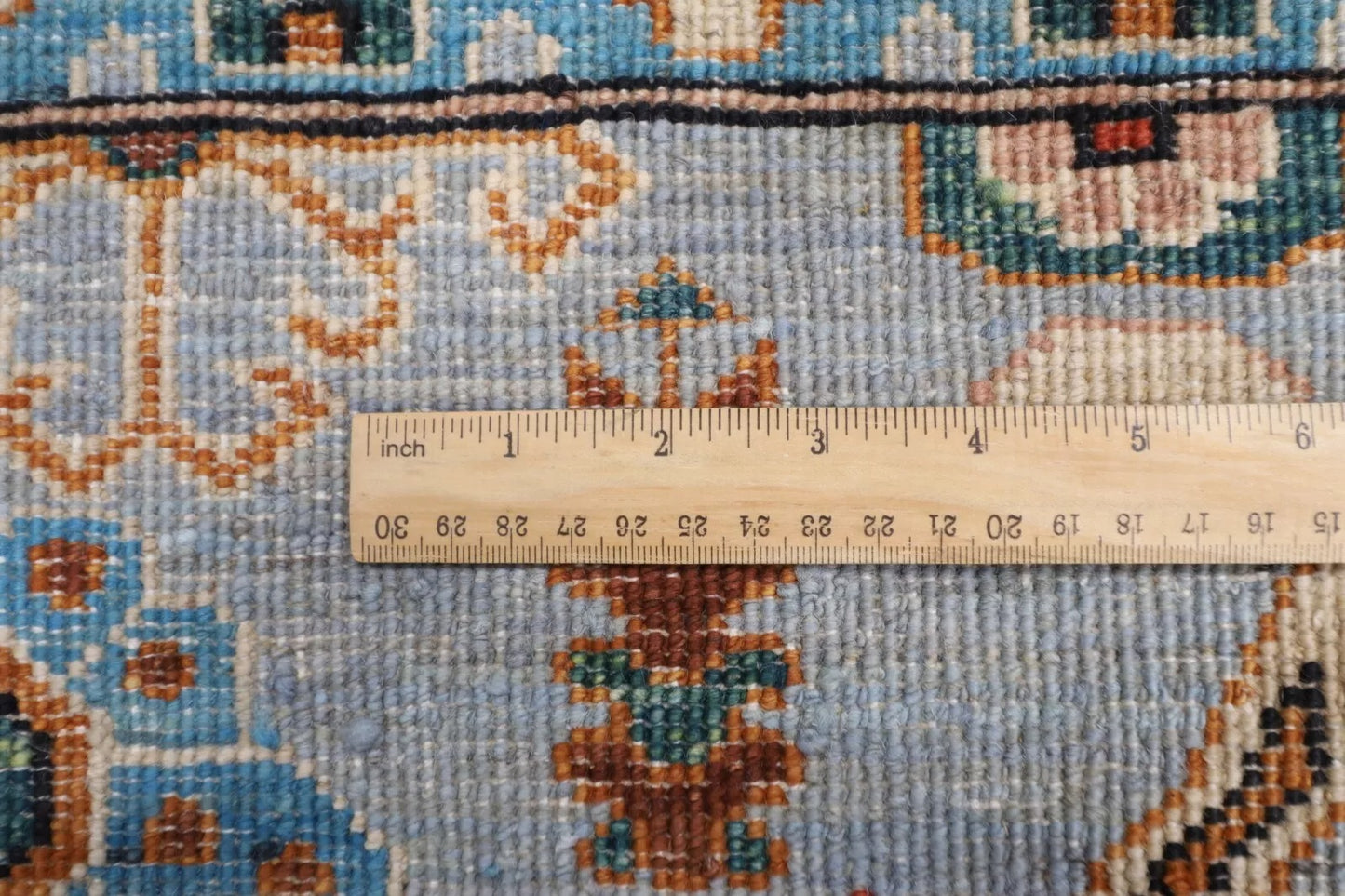 182 x 270 cm |  Gray Afghan Tribal Hand Knotted Veg Dye Wool carpet
