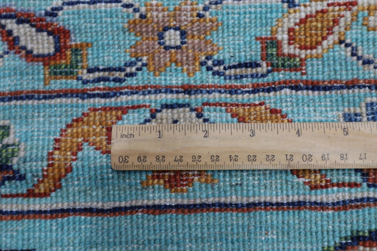 360 x 448 cm | Aryana Turquoise Afghan Tribal Hand Knotted Carpet