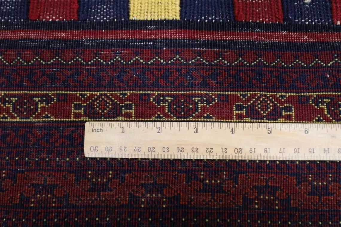 202 x 299 cm | Fine Mori Bokhara Afghan Tribal Hand Knotted Carpet