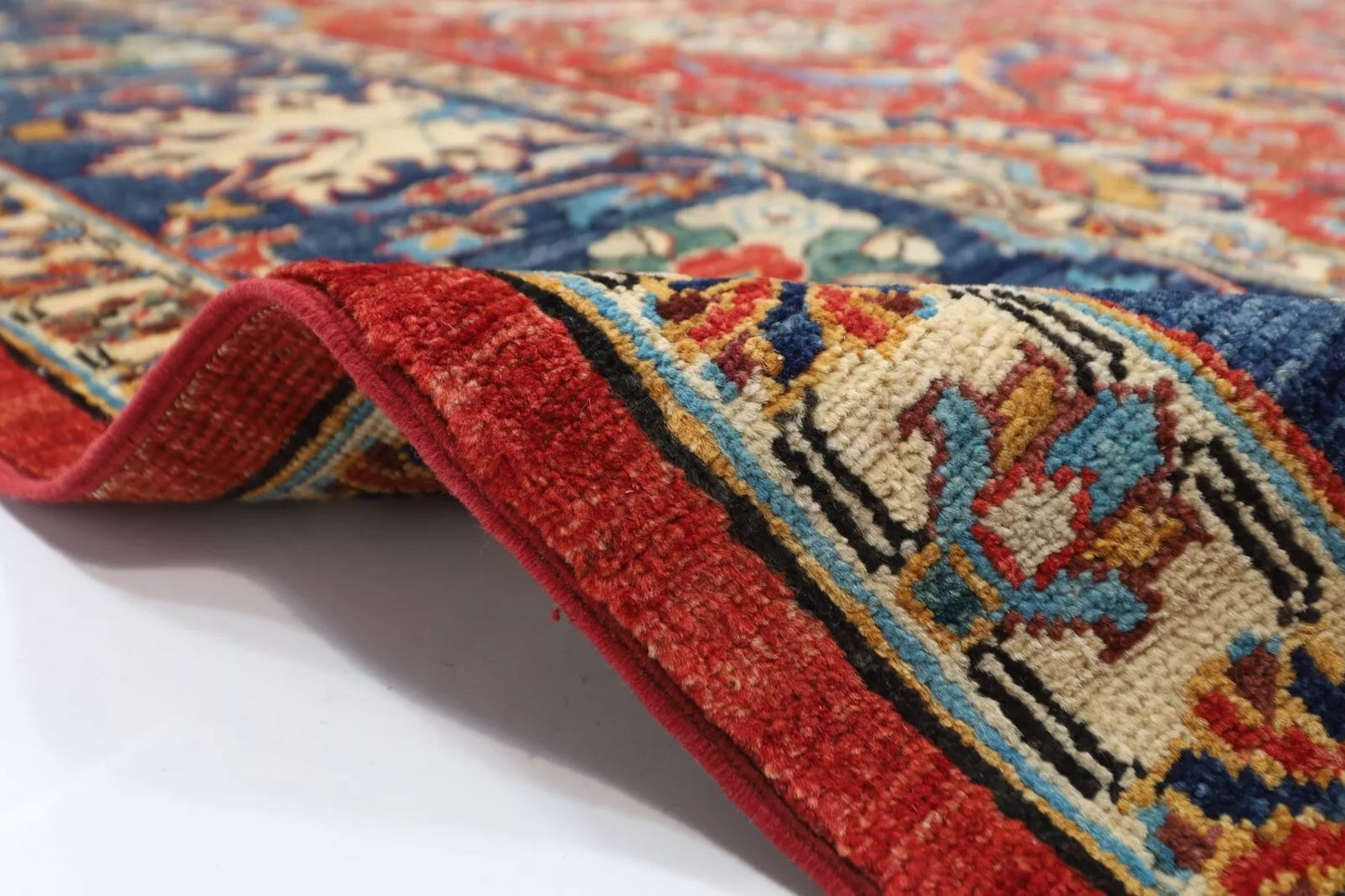 306 x 412 cm | Sickle Leaf Afghan Hand Knotted Carpet