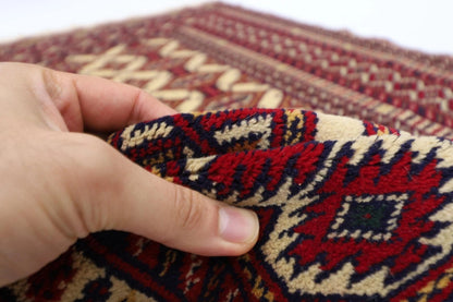 122 x 173 cm | Afghan Tribal Hand Knotted Veg Dye Wool carpet
